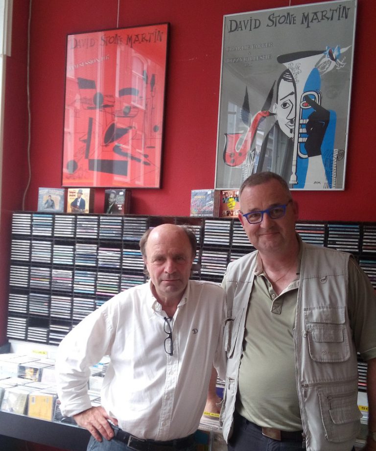 with Sem van Gelder from The Swingmaster, one of the main sources of my collection.